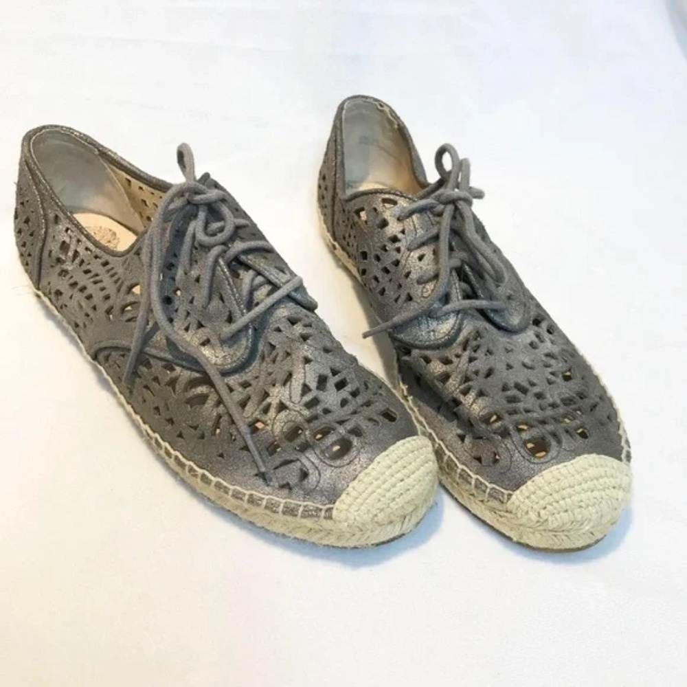 Vince Camuto Lace up Women's Dinah Die Cut Leather Shoe